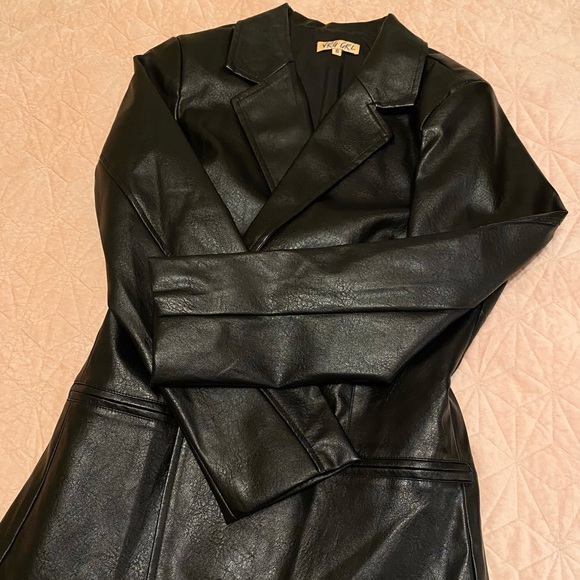 Verge Girl Jackets & Coats Vrg Grl Leather Jacket Poshmark
